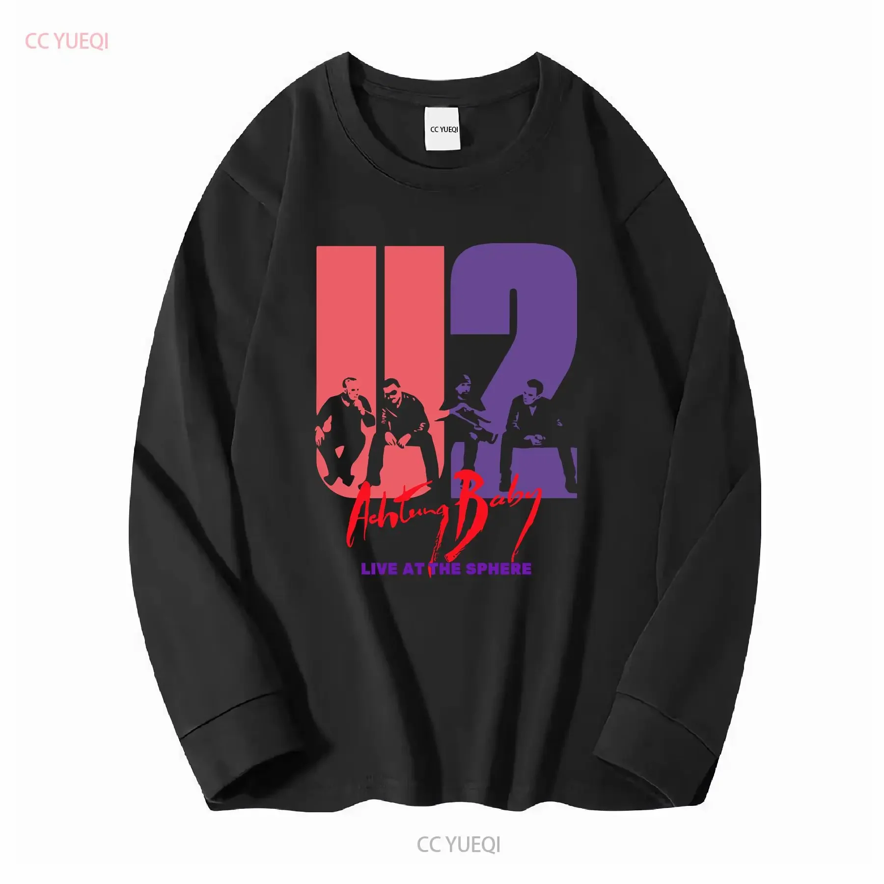 U2 Uv Las Vegas shirt Ultraviolet Sphere 2024 T hoodie Band Fan sweaT long or short sleeves vintage Washed Stretched streetwear