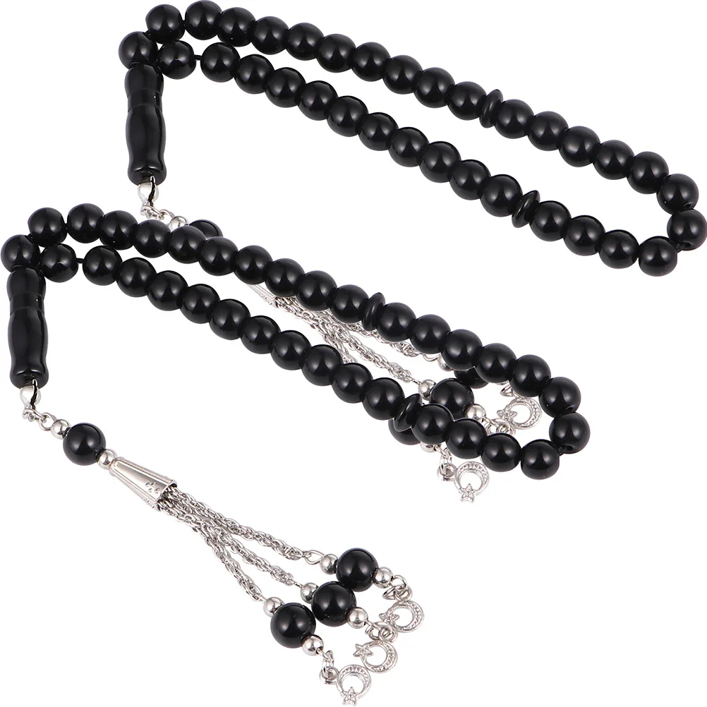 

2 Pcs Handheld Prayer Beads Exquisite Supplies Tasbih Beaded Bracelet Natural Agate
