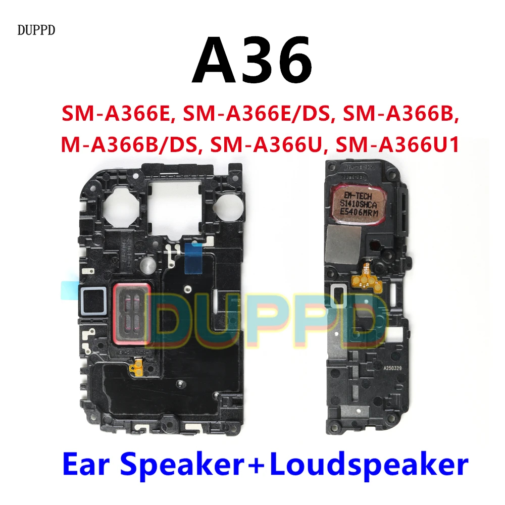 Loudspeaker Top Speakers Speakerphone Buzzer Ringer Sound Earpiece Receiver Ear Flex Cabe For Samsung Galaxy A36 A366B A366U