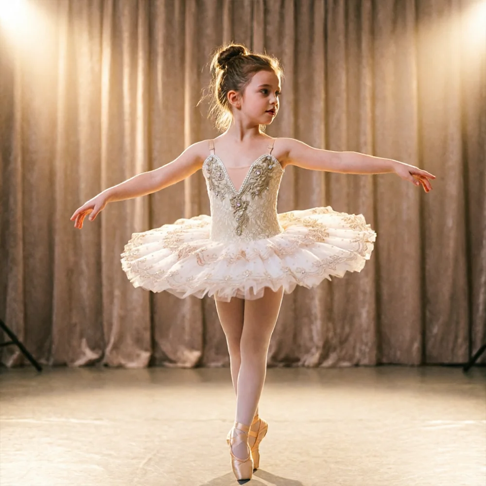 

High Quality Professional Ballet Tutu Dress Platter Pancake Costume for Girls Kids & Women Perfect for Dance Recitals