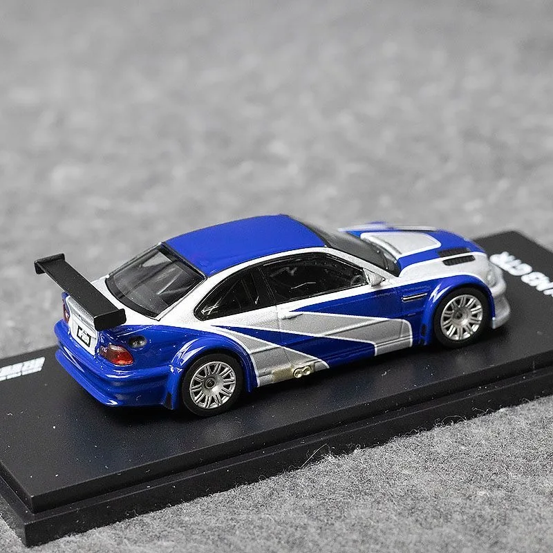 โมเดลรถยนต์ Almoat Real AR BOX 1:64 BMW M3 GTR Need For Speed Wikiwond โลหะผสมหล่อขึ้นรูป ของขวัญ