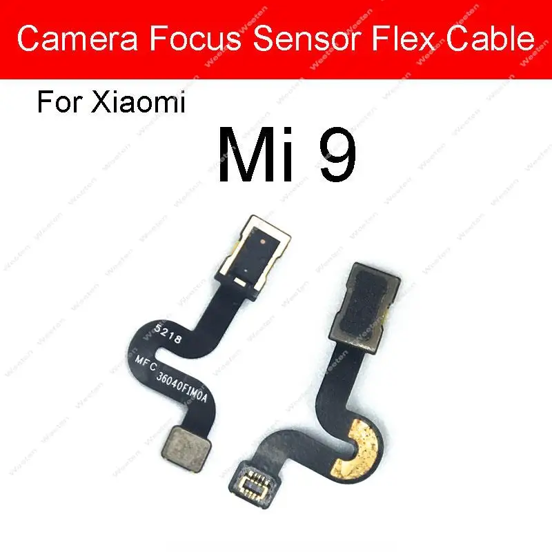 Original cámara trasera Sensor de enfoque Cable flexible para Xiaomi 9 Mi 9 M9 cámara de proximidad Sensor de luz ambiental piezas de repuesto