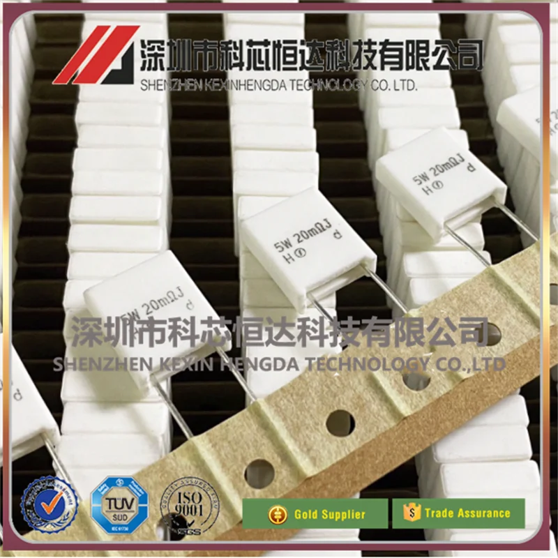 10PCS Ceramic non-inductive cement resistor 0.22R/0.25/0.3/0.33/0.47/0.5/0.68/1/10/100R New original