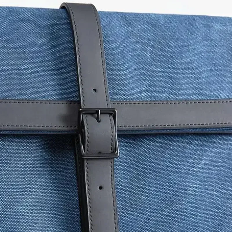 Xiaomi 90FUN NINETYGO Grinder Oxford Backpack15.6 بوصة حقيبة لابتوب النمط البريطاني على ظهره للرجال والنساء حقيبة مدرسية للبنين بنات