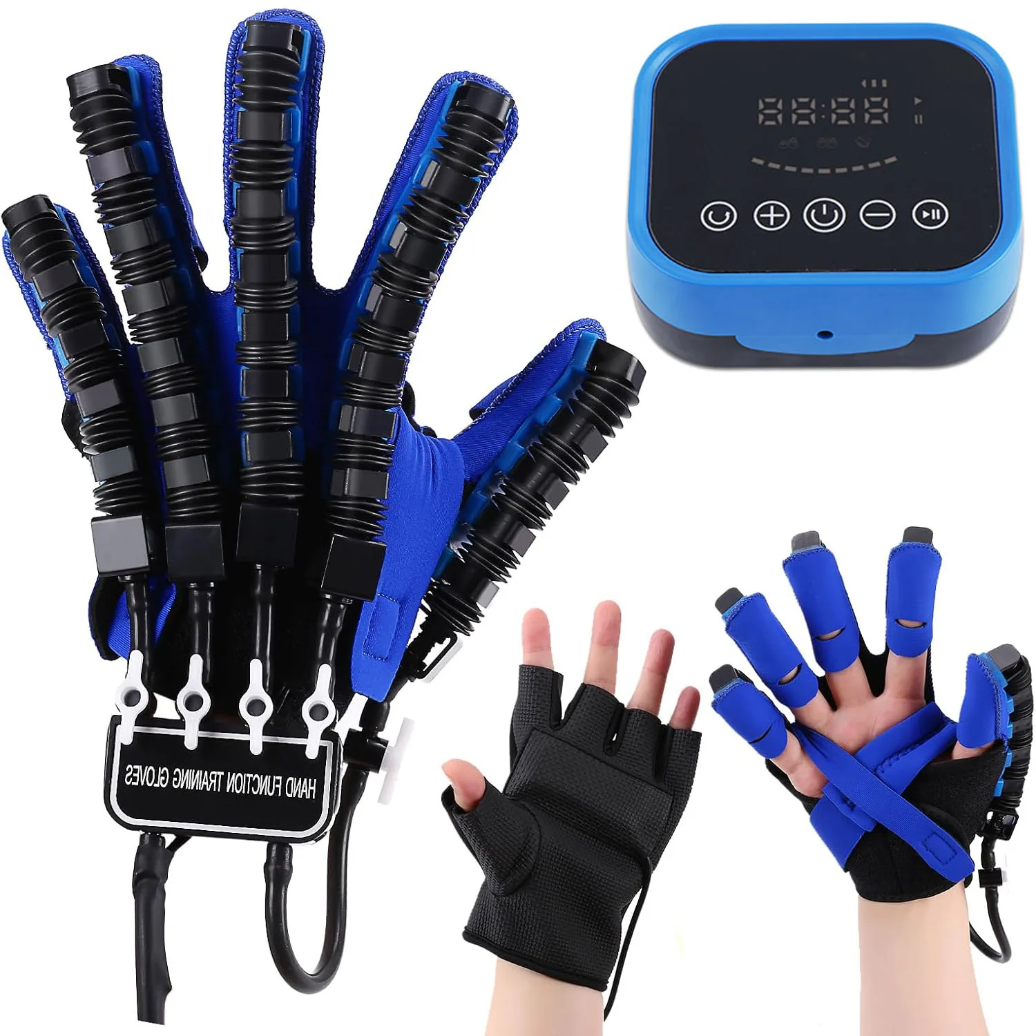 Hand Rehabilitation Gloves Robot Device Stroke Hand Exerciser Hemiplegia Glove Stroke Recovery Equipment Finger Training Device