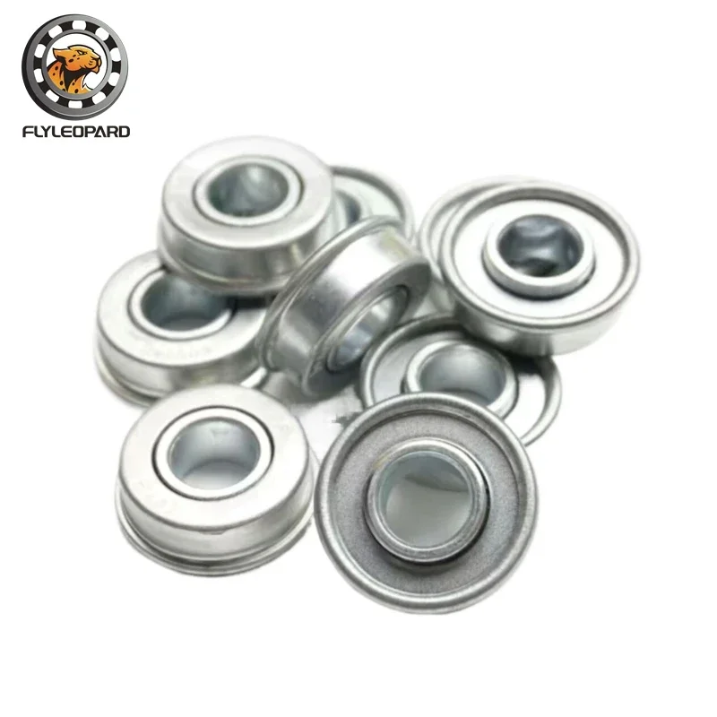 2PCS FR8ZZ Bearing 12.7x28.575x7.938mm  ABEC-7 Miniature Flanged FR8 Z ZZ Ball Bearings RI-1218ZZ