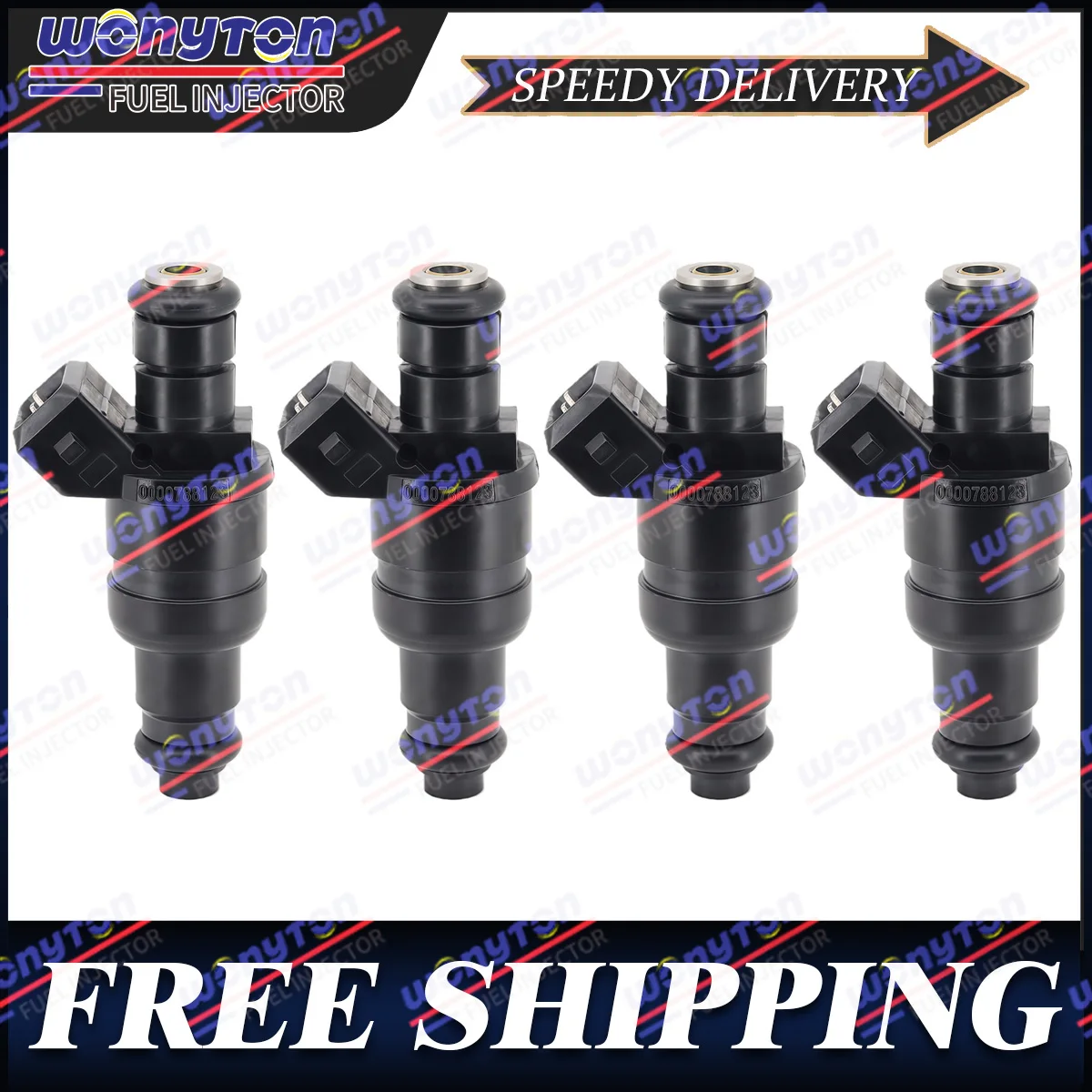 

4 шт. топливные форсунки для Mercedes-Benz C230 SLK230 2.3L 2000 1999 1998 0000788123