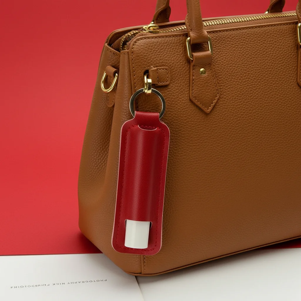 Lipstick bag Lip Balm Case Lipstick stand Lippy clip Key Ring Holder Chapstick holder Keychain holder Lipstick Keychain Bag