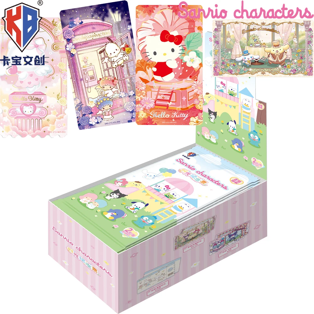

Official KABAO Sanrio Family Time Commemorative Collection Card Children's Favorite Animation Stars Rare Cards Boys Girls Gifts