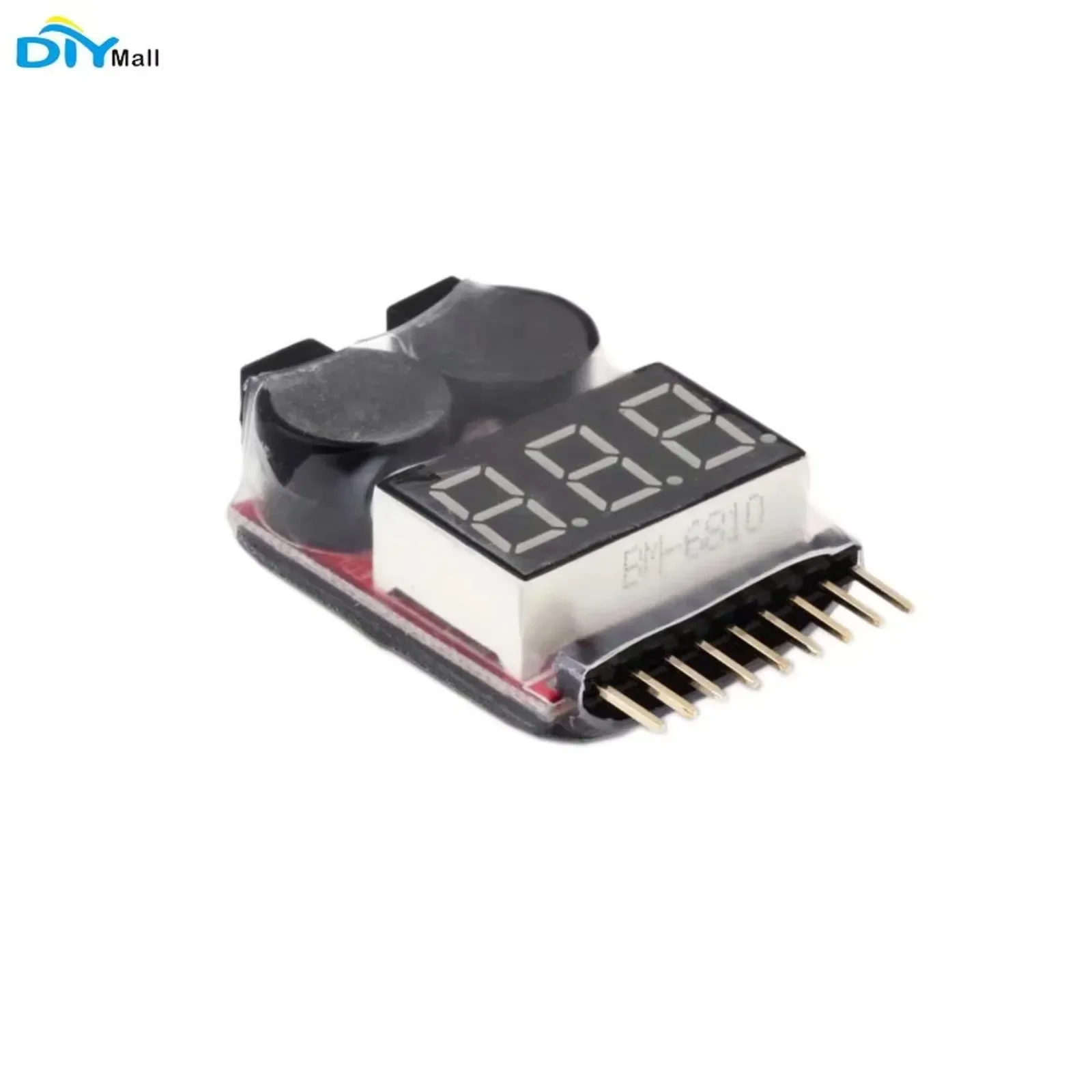 

5pcs 1-8S Battery Voltage Tester with Buzzer Alarm for Lipo Li-ion LiMn Li-Fe Batteries, Low Voltage Monitoring Tool