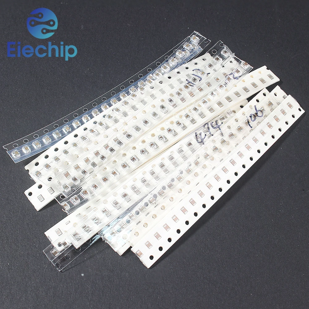 320PCS 0805 SMD Ceramic Capacitor Kit 16 Values 10P~226M Electronic Components Package Capacitor Assorted Set 0.01uF 0.1uF 1uF