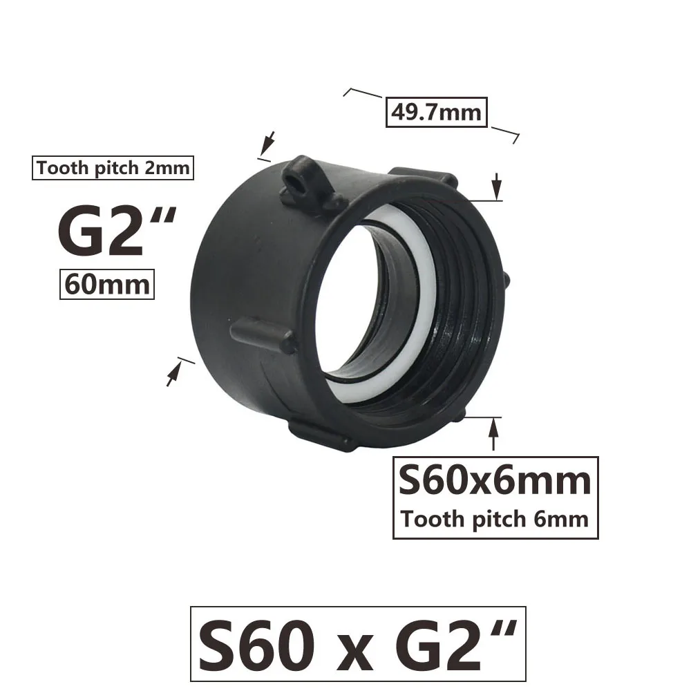 IBC Tank Adapter S60 To 1.5