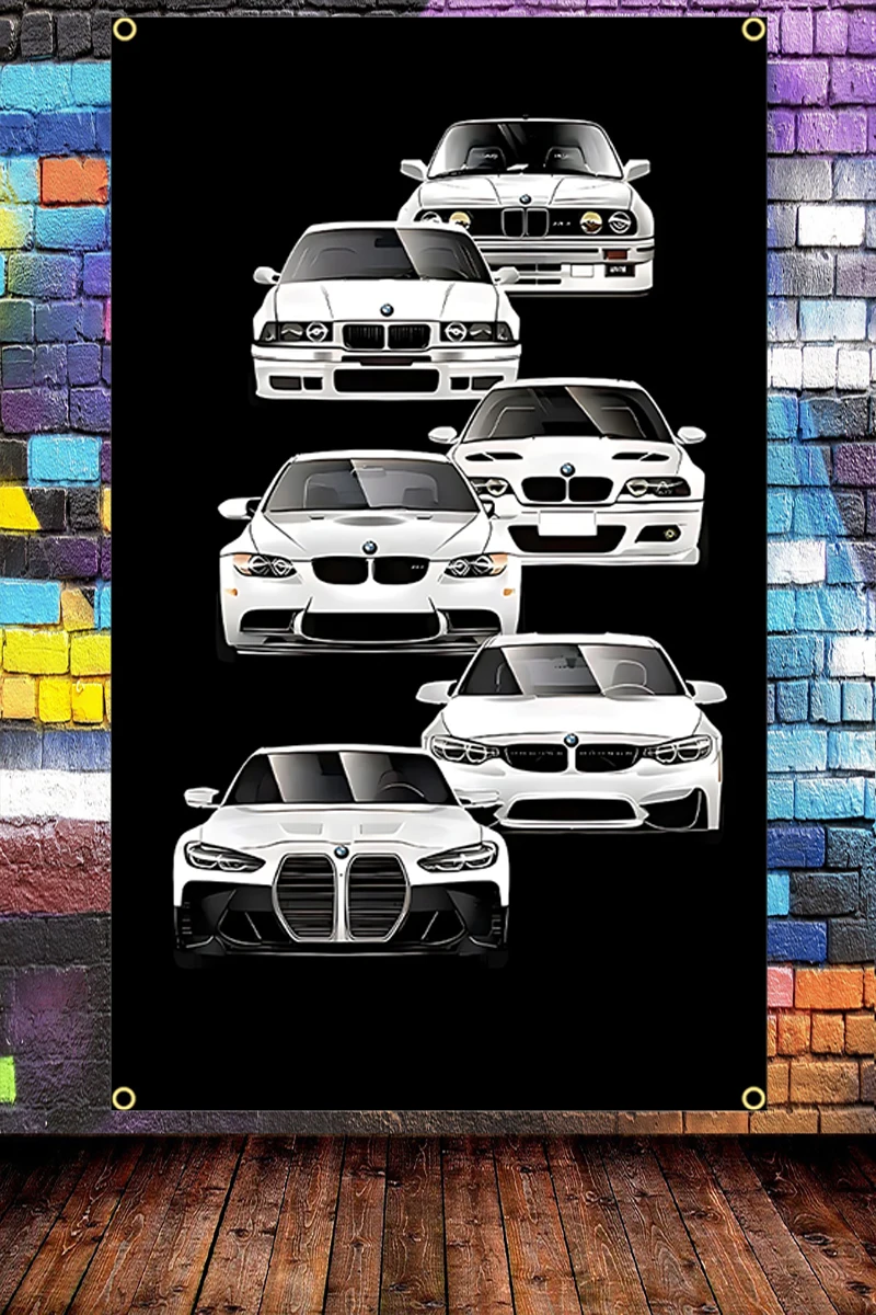 90x150CM 3X5FT B Racing Car Fl - Germany Home Decor ulasan dan harga