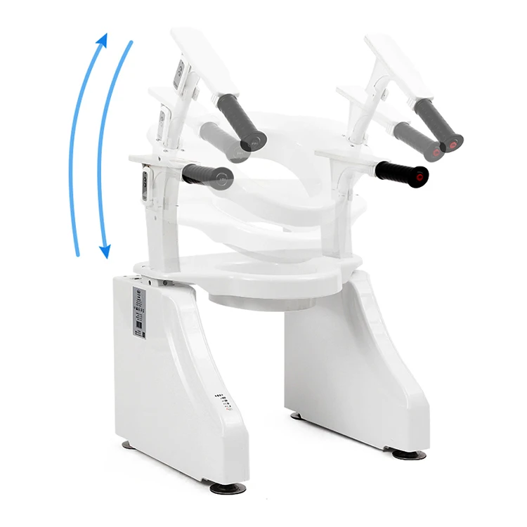 Basic Style Raised Toilet Seat With Arms Transfer Commode Chair Bathroom Safety Equipment