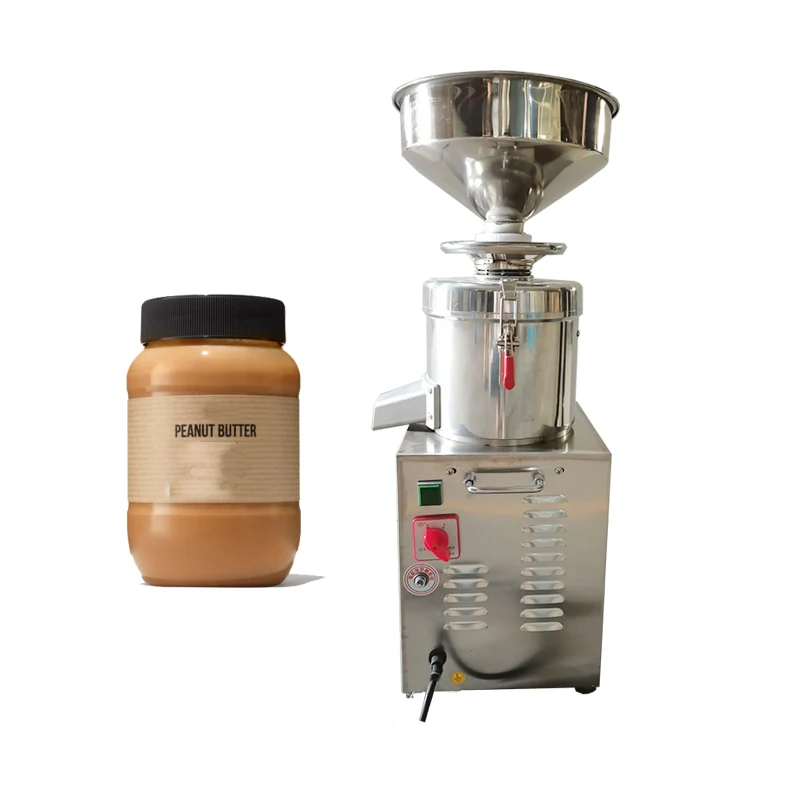 Small Scale Almond Cashew Nuts Sauce Peanut Sesame Butter Milling Grinding Machine