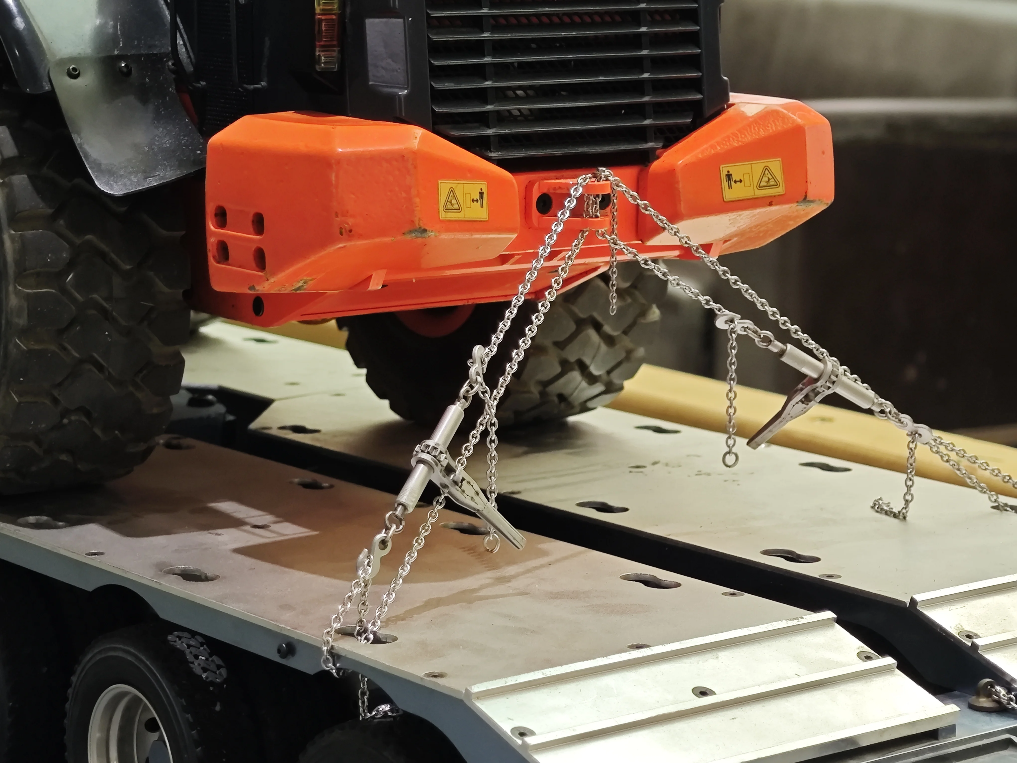 

Запасные части в США, 4 шт., металлический натяжитель цепи для игрушки 1/14, радиоуправляемый прицеп JDM-2, погрузчик Tamiya, радиогрузовик, модель автомобиля «сделай сам»