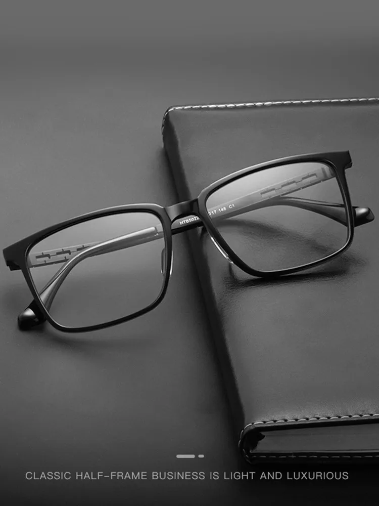 

DOFTA Pure Titanium Glasses Frame Men Prescription Myopia Eyeglasses Frame Square Frame Retro Simple Optical Glasses 5692