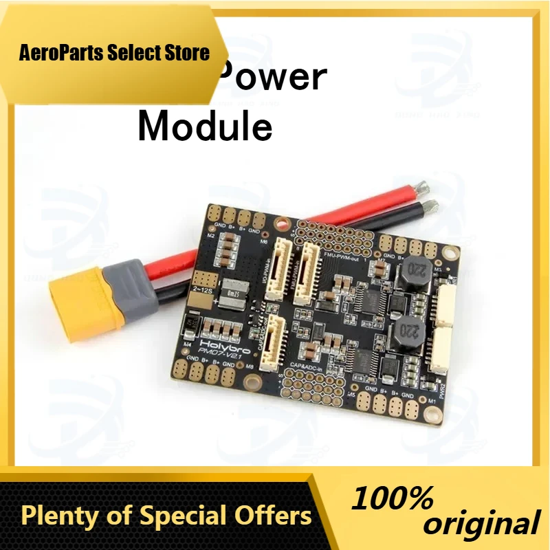 AParts 1pcs For PM07 Power Module HolyBro Management PM W/ 5V UBEC LiPo Output For Pixhawk 4 PX4 Flight Controller RC FPV Racing