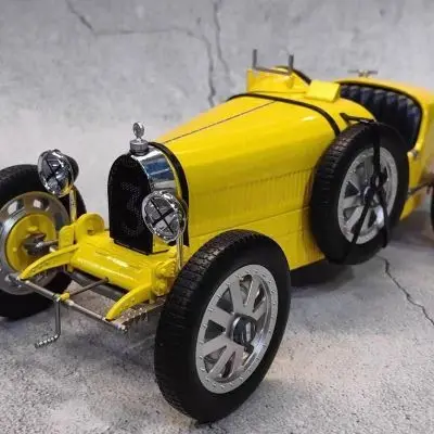 نموذج سيارة NOREV 1/12 Bugatti T35 الكلاسيكية القابلة للتحويل من سبيكة السيارة