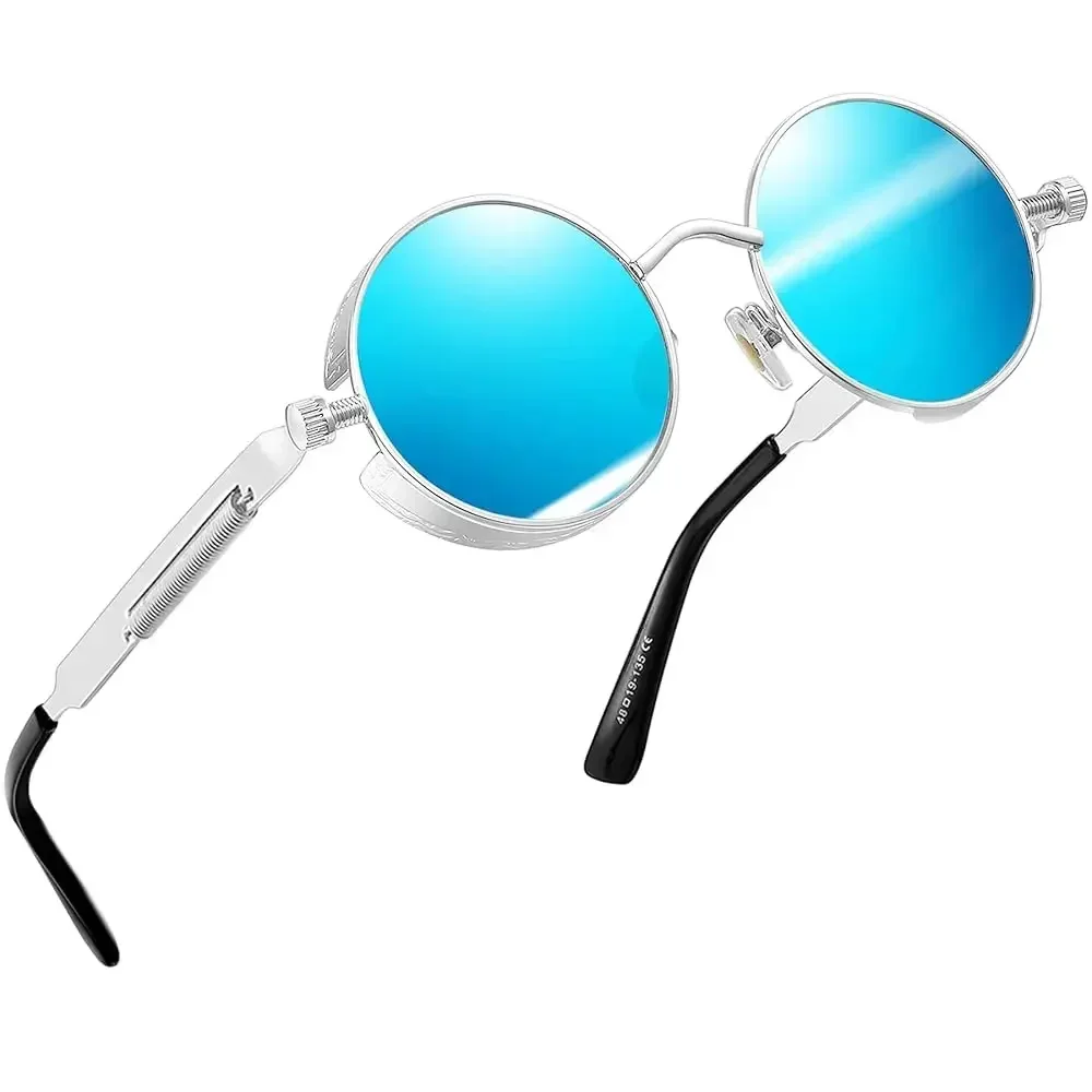 

Круглые солнцезащитные очки в стиле хиппи для женщин и мужчин, маленькие круглые солнцезащитные очки с поляризацией и защитой от ультрафиолета UV400