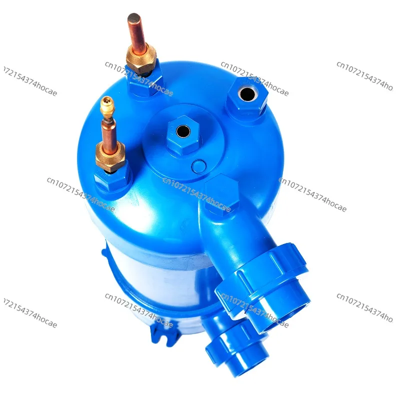 17KW Titanium Twisted Tube Heat Exchanger High Heat Transfer Swimming Pool Evaporator 10KW