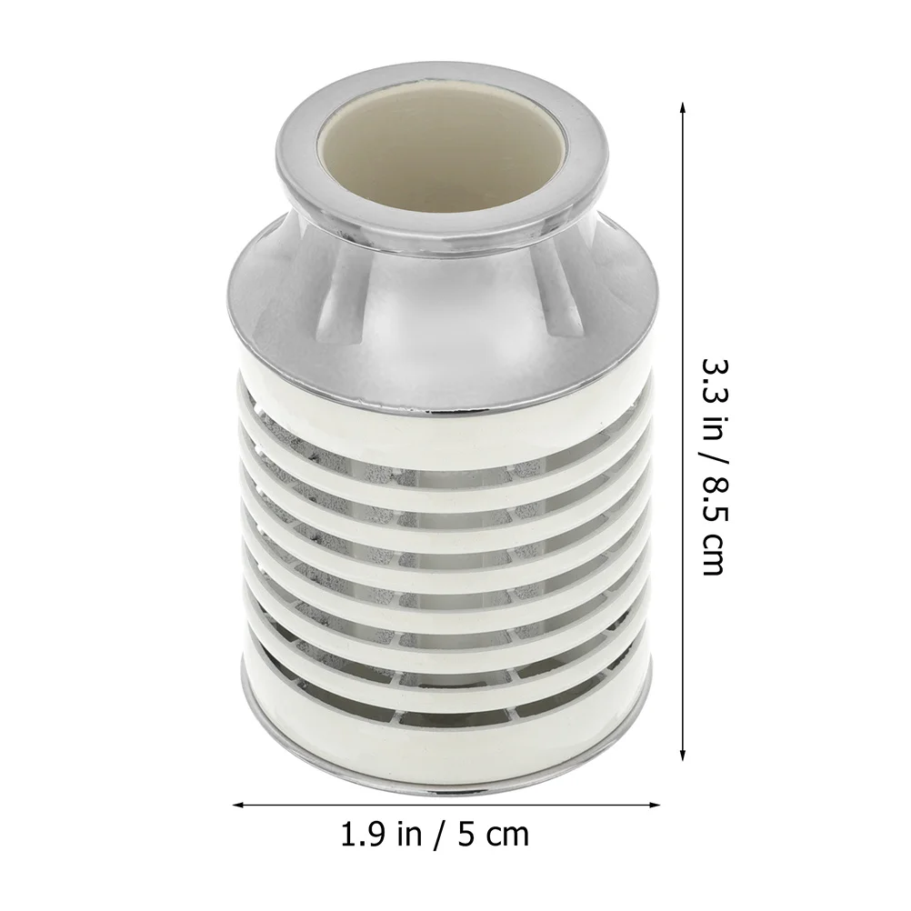 4 قطعة قضيب الستارة الزخرفية ينتهي سهلة التركيب سبائك الألومنيوم Finials ل 28 مللي متر أقطاب النافذة أطراف السكك الحديدية الستار #3