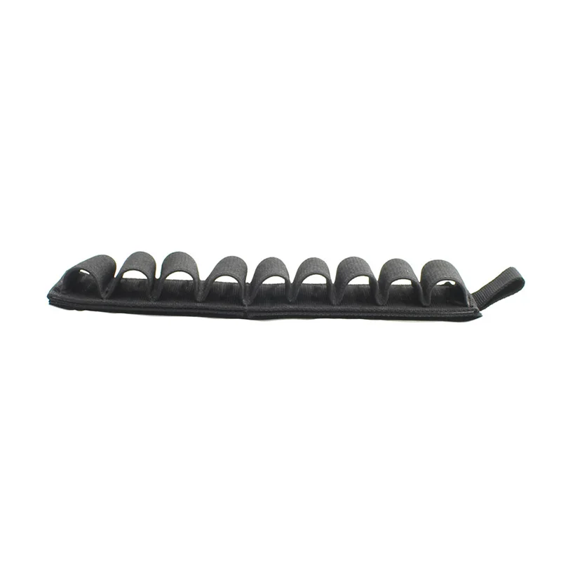 Tactical 6/9 Rounds Pouch 12/20GA Cartridge Buttstock Shell Holder Magic Hook&Loop Holder Hunting shooting