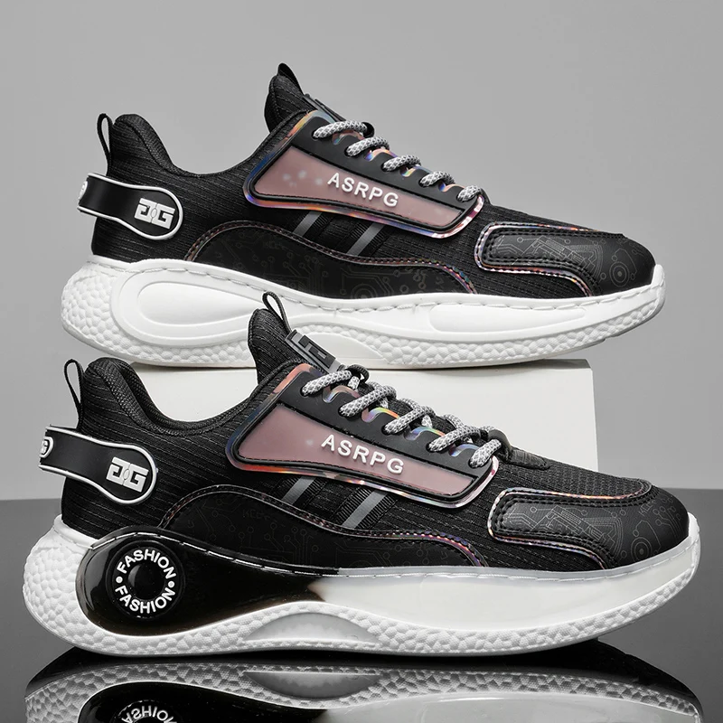 

Мужские кроссовки Весна 2026: Модные, спортивные, повседневные, дышащие, нескользящие, с мягкой подошвой, трендовые, с цветовыми блоками