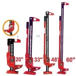 Reliable 3-ton hydraulic high-lift car jack portable ratchet agricultural jack car tool for off-road garage use
