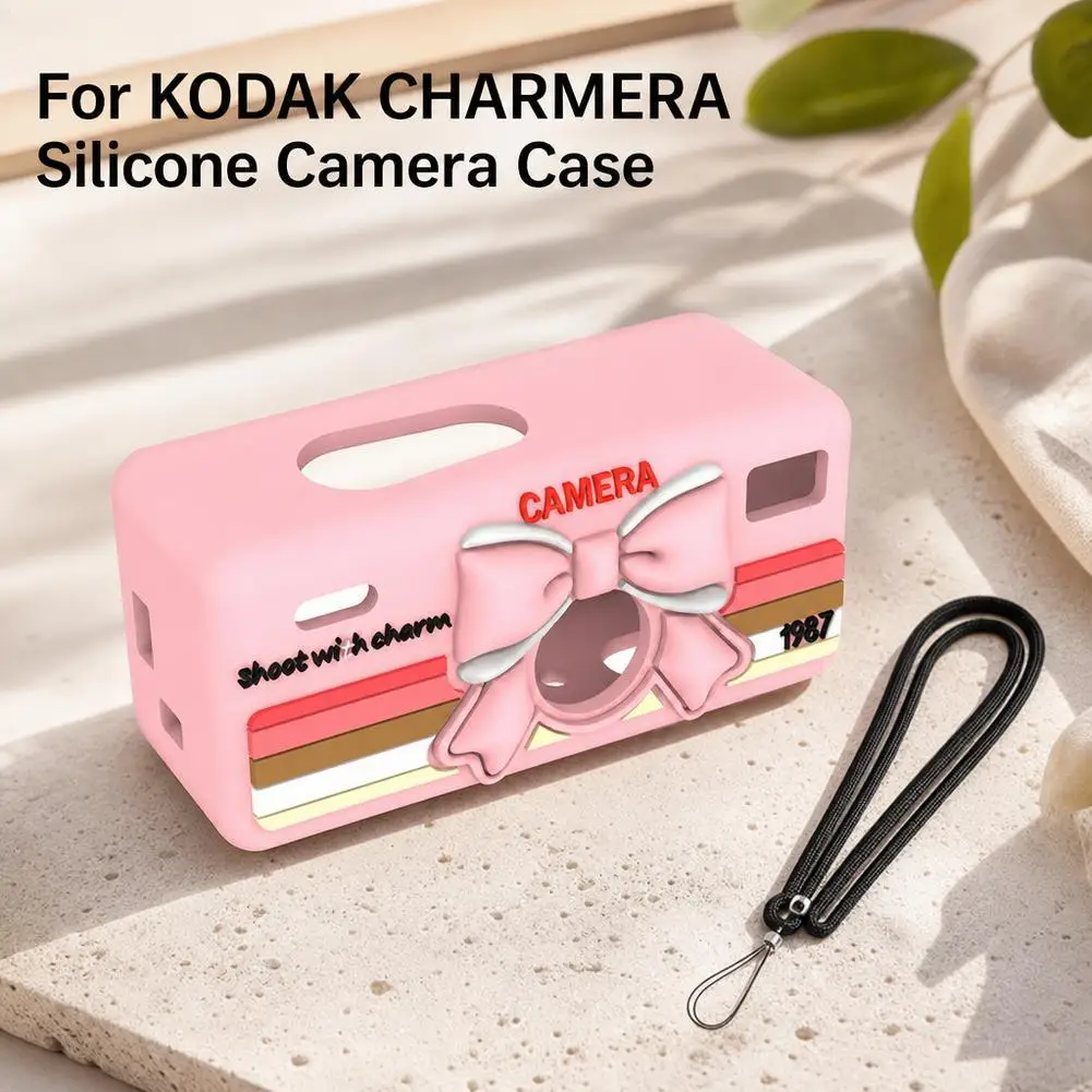Silicone Protective Case For Kodak Charmera Keychain Camera Shockproof Cover Accessories