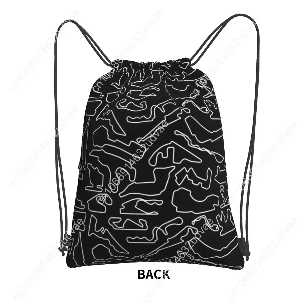 F1 2023 Tracks Portable Backpacks Drawstring Bag Fashion Drawstring Bundle Pocket Shoes Bags For School Students