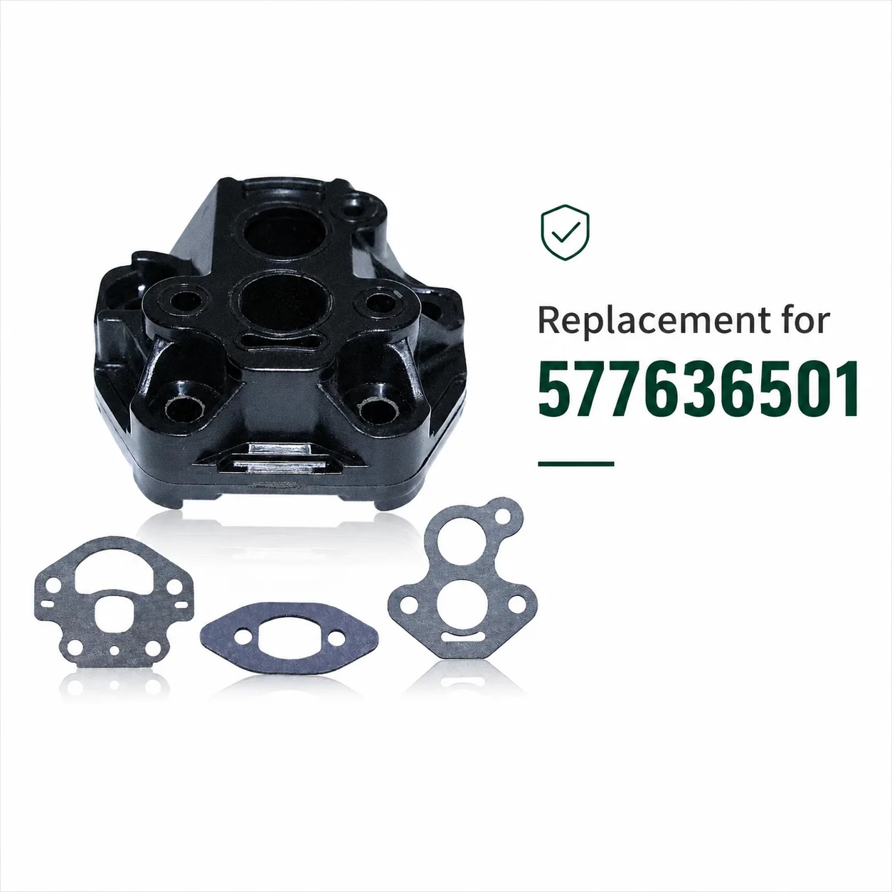 Carburetor Adapter Intake Manifold with Gasket Set Replacement for Husqvarna 235 235e 236 240 240e Chainsaw Saw Parts 577636501