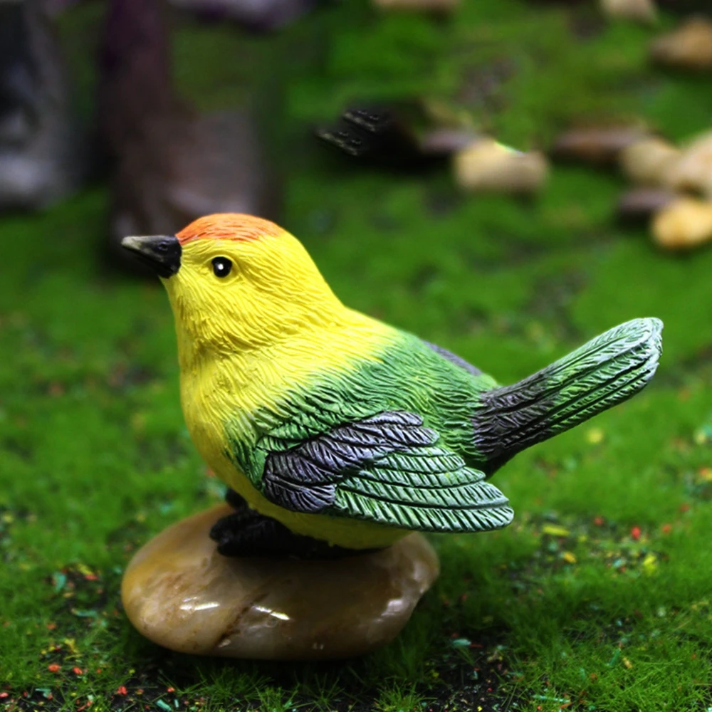 DIY Bonsai Ornaments Dollhouse Little Birds Animal Model Miniature Figurines Fairy Garden Decor Micro Landscape Home Decor