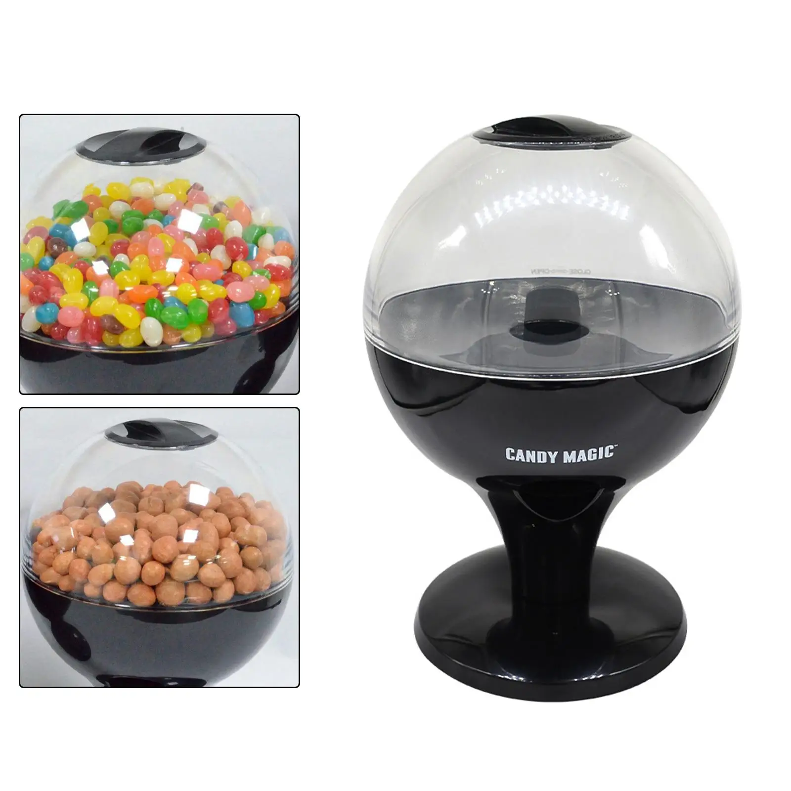 

Automatic Candy Dispenser Machine Food Container Dry Food Dispenser Desktop Vending Machine for Grain Sugar Beans Nuts Snacks