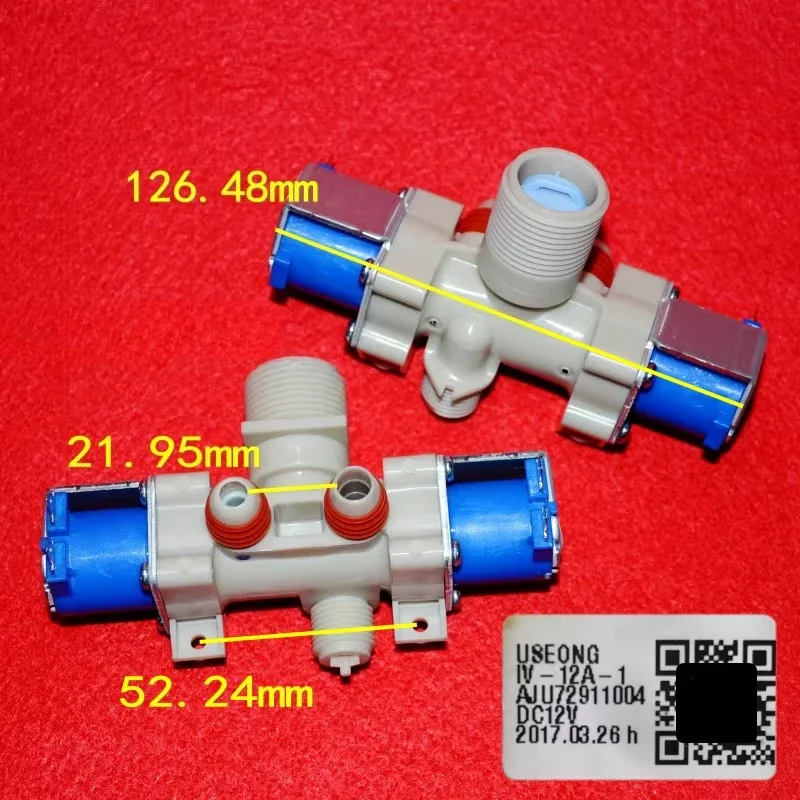 

1PC Suitable for LG washing machine inlet valve T60 T70MS33PDE XQB60 AJU72911004 12V IV-12A-1