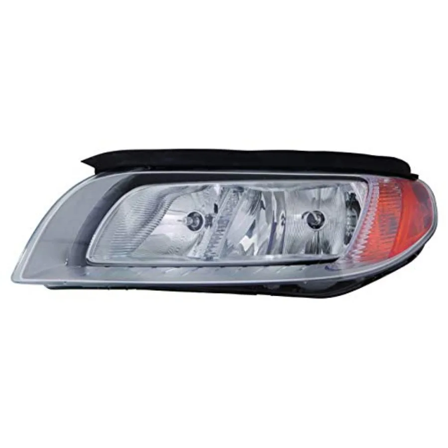 

Headlight Assembly for VOLVO S80 XC70 0811 and V70 0810 Models with Halogen Type Chrome Bezel Designed for Driver Side Installa