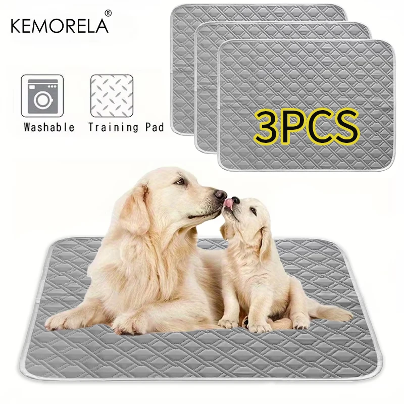 KEMORELA 3PC A Pet Cooling Pad Ceiling Washable And Anti Slip Bottom Large Dog Cooling Bed And Cat Ice Pad Cooling Pad For Pets