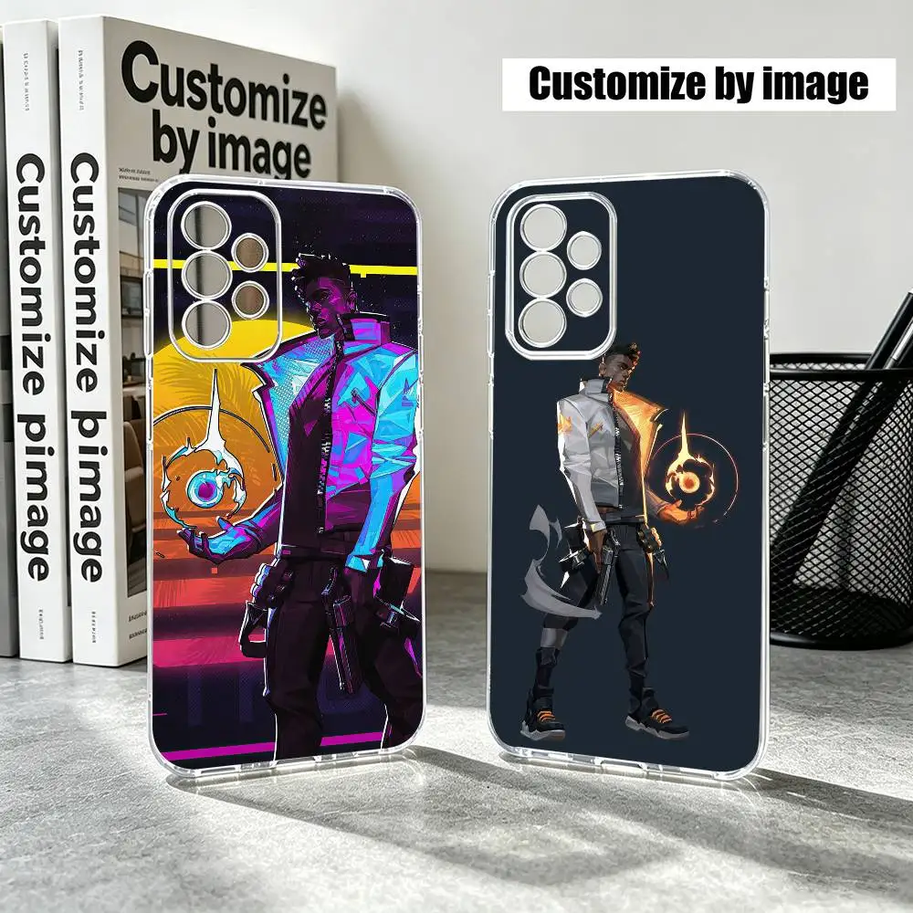 Game Pheonix V-Valorants  Phone Case For Samsung S25,S24,S21,S22,S23,S30,Ultra,S20,Plus,Fe Transparent Cover