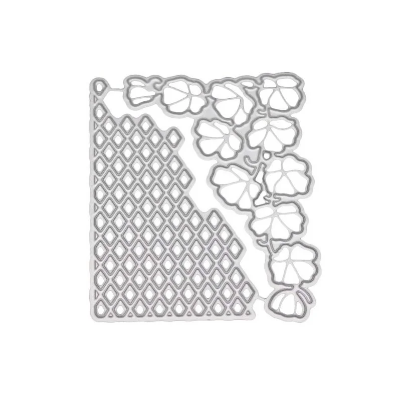 Grid Border Metal Cutting Dies Scrapbooking Album Paper Cards Decorative Crafts Embossing Die Cuts