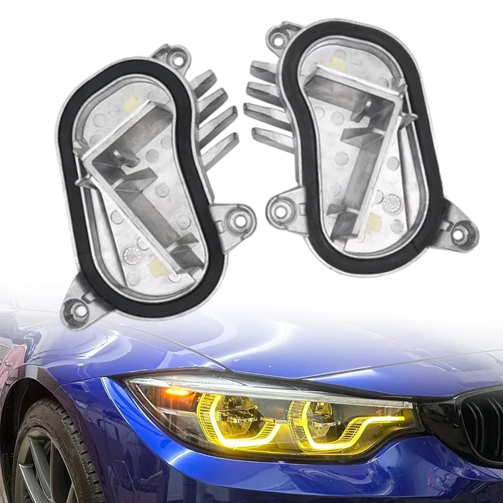 

2pcs Daytime Running Lights Adaptive LED Module Left Right For BMW F80 M3 F82 F83 M4 LCI 2018 2019 2020 63117493229 63117493230