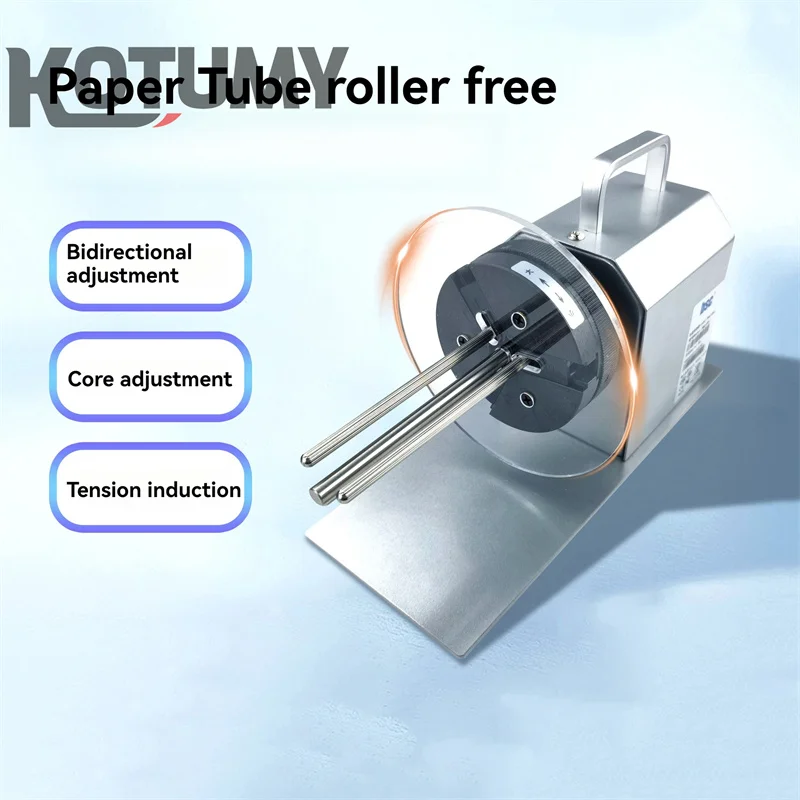 Volautomatische barcodelabelopwikkelaar Machine Synchrone papieroproller Waslabel Kledinglabel opwikkelen