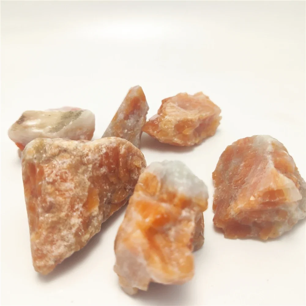 90-100g Natural Rough Sunstone Mineral Quartz Crystal Irregular Raw Gemstone Reiki Healing Crystal Home Decoration Crafts