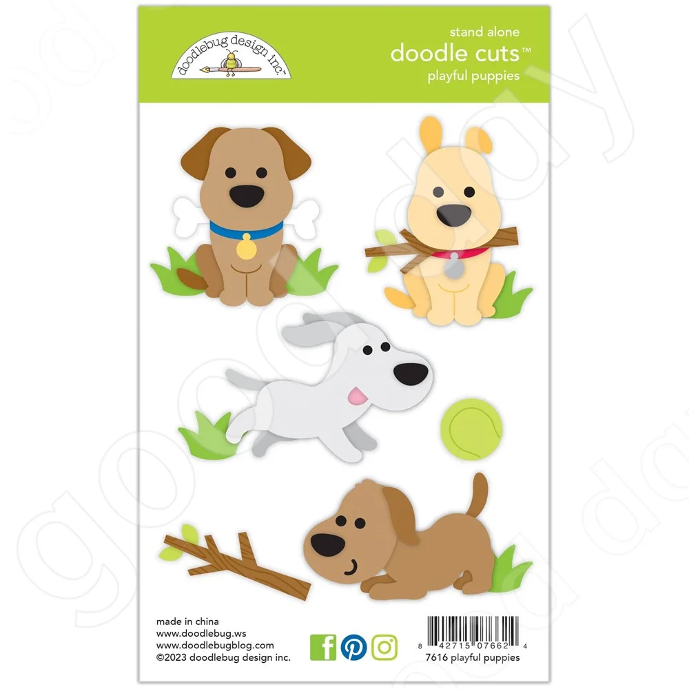 2023 New Flowers Puppy and Cat Cutting Dies Stamps Scrapbook Diary Decoration Embossing Template DIY Greeting Card Handmade view 3