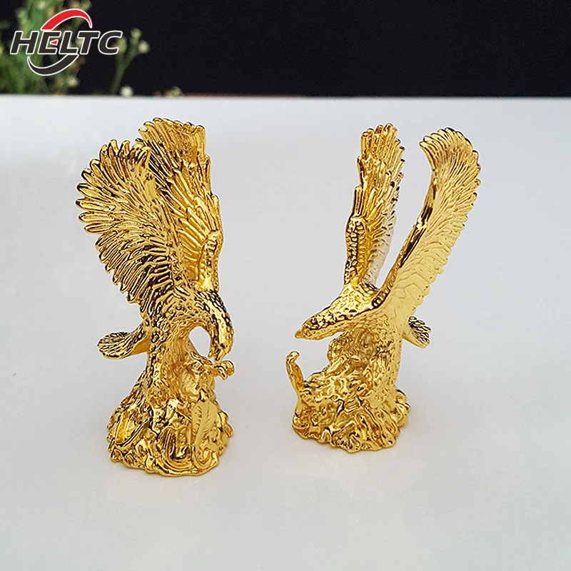 Antique Metal Eagle Statue Small Ornaments Vintage Brass Animal Figurines Crafts Desk Decorations Home Decor Accessories Gifts