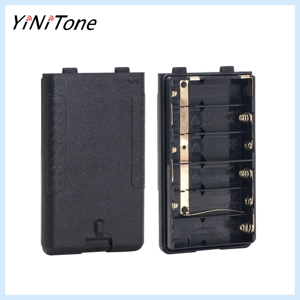 FBA-25A Yaesu/VERTEX Walkie Talkie 6*AA Battery Case For FT60R FT250R VX120 VX127 VX168 VX428 HX270 Radio