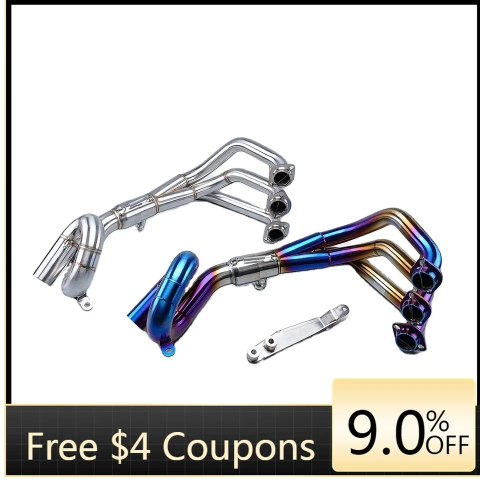 

STLF 51MM Modified Stainless Steel Slip-On Front Exhaust Pipe for Yama MT09 FZ-09 XSR900 2014-2020 Full System Motorcycle Muffle