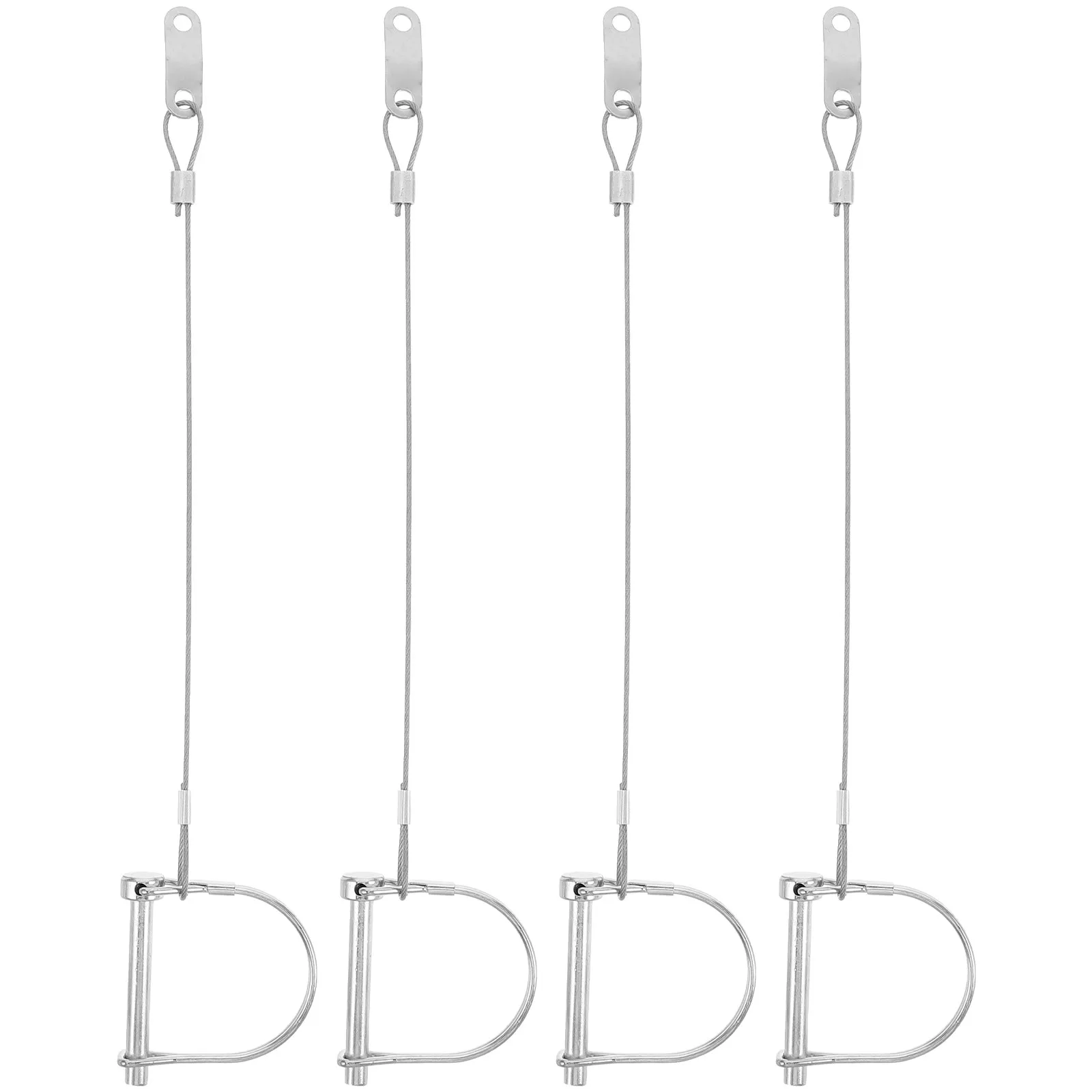 

4Pcs Trailer Safety Locking Pins Galvanized Heavy Duty Trailer Hitch Lock Pin Coupler Lock Pin for Rv Boat Farm Towing