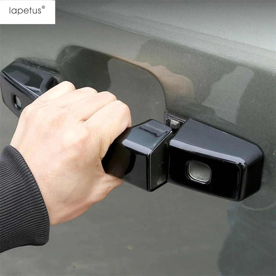 

Декоративная накладка чаши дверной ручки автомобиля для Land Rover Defender 110 2020-2023, АБС-пластик, хром/черный, внешний комплект аксессуаров