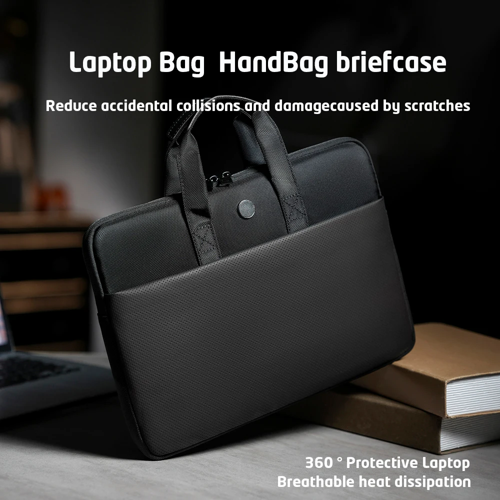 Pasta para laptop de 16 polegadas, portátil, à prova de choque, respirável, para hp, dell, huawei, macbook 13, 14, 15 polegadas, bolsa para laptop