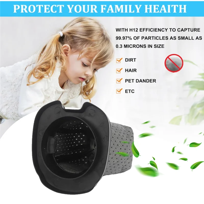 BAAO-4 ชิ้น CH701 สูญญากาศกรองอะไหล่สําหรับ Shark Cyclone สูญญากาศแบบใช้มือถือ CH700 CH701 CH701C CH700W